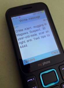 Crime Alert SMS
