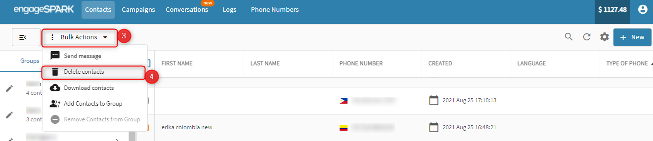 fourth and fifth step to delete