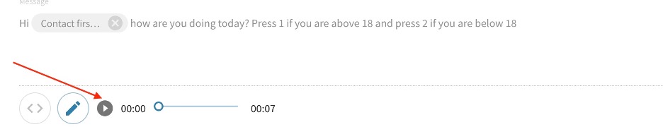 engageSPARK's text-to-speech (TTS) feature